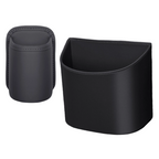 🚗🧺Clip-On PU Leather Car Cup Holder & Organizer