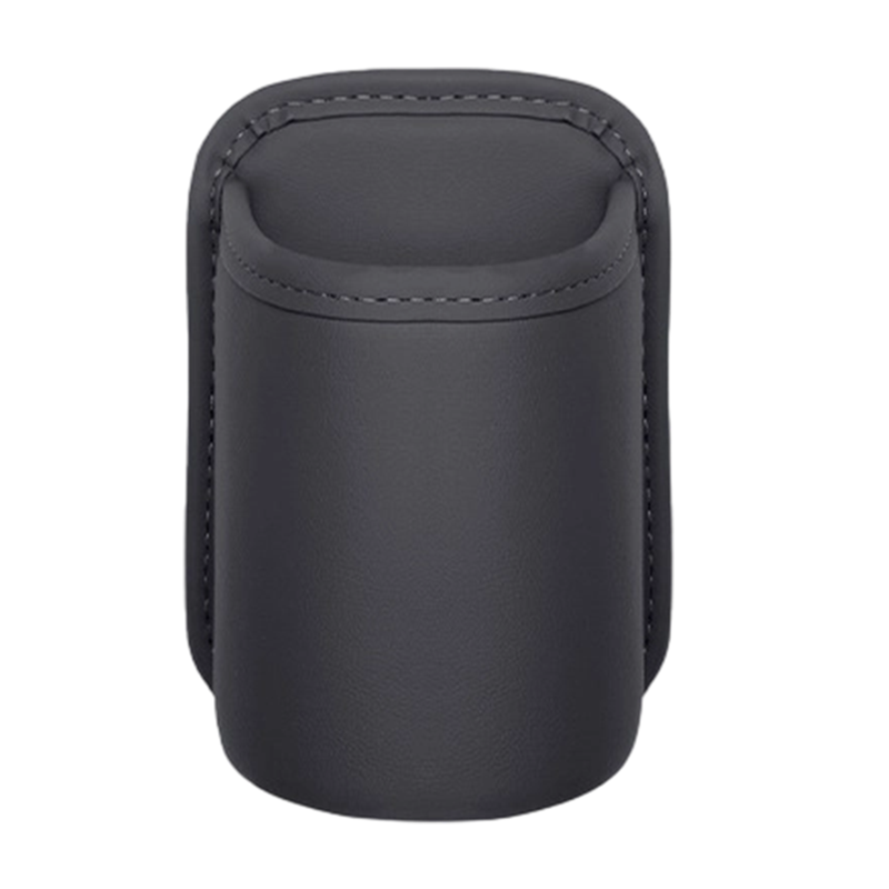 🚗🧺Clip-On PU Leather Car Cup Holder & Organizer