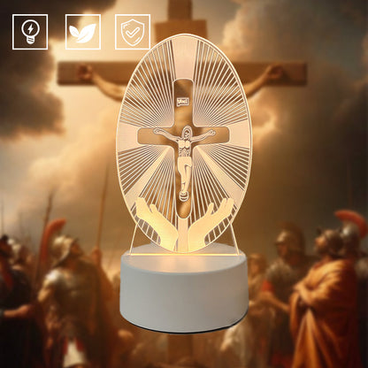 📢📢Jesus 3D Night Lamp & Religious Gifts