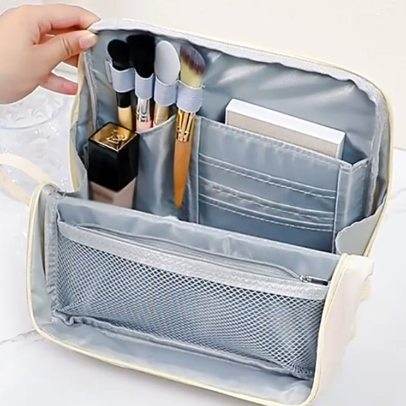 🔥Hot Sale🔥Stylish Handheld Partitioned Cosmetic Bag👜