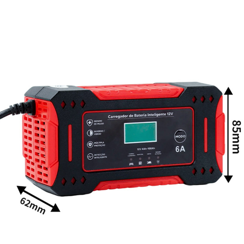 🔋 Portable Smart Car Battery Charger & Maintainer | Emergency Jump Starter & Home Use