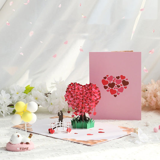 🔥Hot Sale Deals-3D Pop-Up Heart Tree Greeting Card