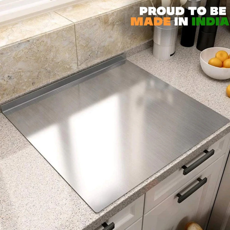 👩‍🍳🔪Must‑Have Cooking Tool！🥩🥦Safer, Cleaner & More Convenient!💥304 Stainless Steel Cutting Board