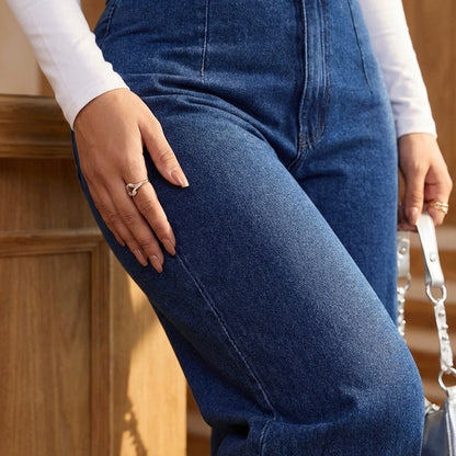 Women's High-Waist Wide-Leg Jeans