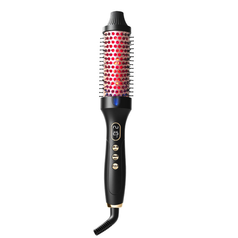 2-in-1 Hair Straightener & Curler Heated Comb