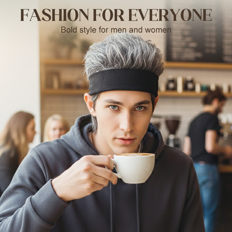 🧢Unisex Hip-Hop Wig Hat – Grunge Style, Soft & Comfortable Fit for Parties, Cosplay and Costumes ✨