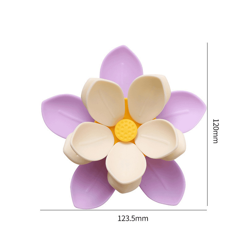 Lotus-Shaped Magnetic Food Clip & Fridge Magnet