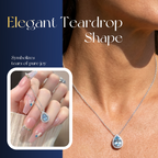💕Elegant Blue Teardrop Necklace for Women