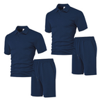 🩳Men's Diamond Print 2-Piece Set – Ready in seconds! Soft, breathable top with easy shorts.