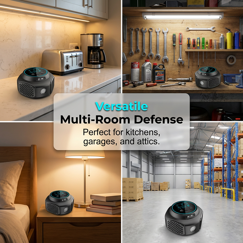 ⚡【High-Power Ultrasonic Pest Repeller】— Rats and cockroaches will leave on their own—no chemicals, no killing! 🚫🐭