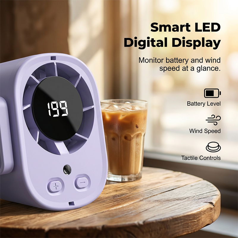 🌀Mini Handheld Fan ⚡ Brushless Motor High-Speed 💨 Portable & Lightweight ✨ Cool Anywhere❄️