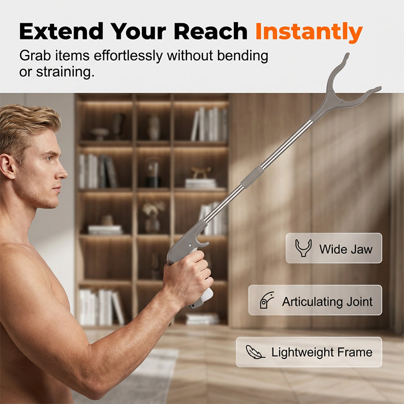 Foldable Long Reach Grabber Tool