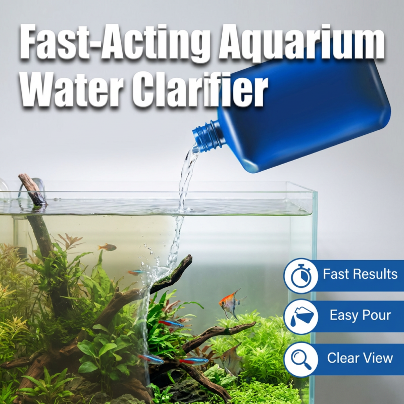 💥Fast-Acting Aquarium Water Clarifier