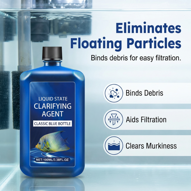 💥Fast-Acting Aquarium Water Clarifier
