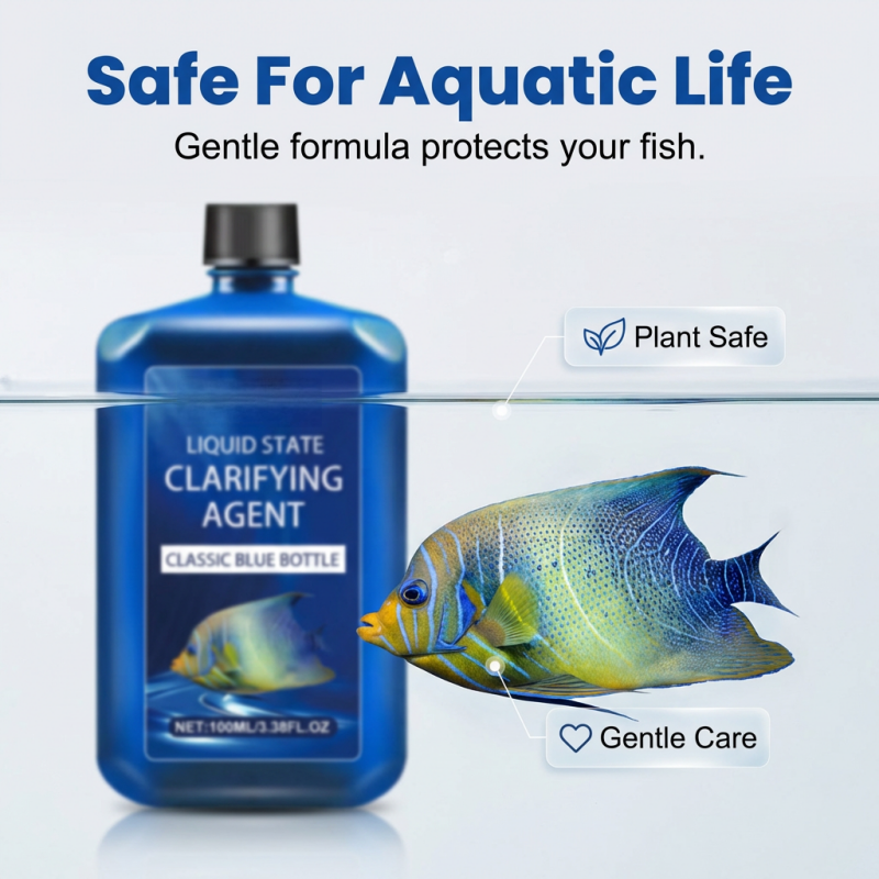 💥Fast-Acting Aquarium Water Clarifier