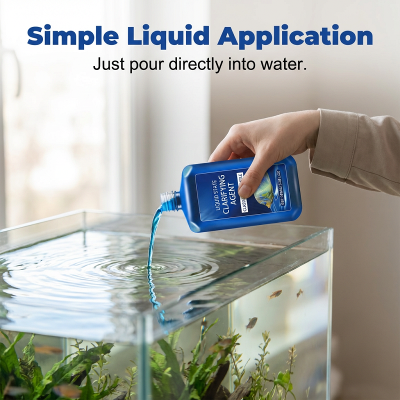 💥Fast-Acting Aquarium Water Clarifier
