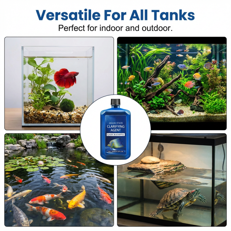 💥Fast-Acting Aquarium Water Clarifier