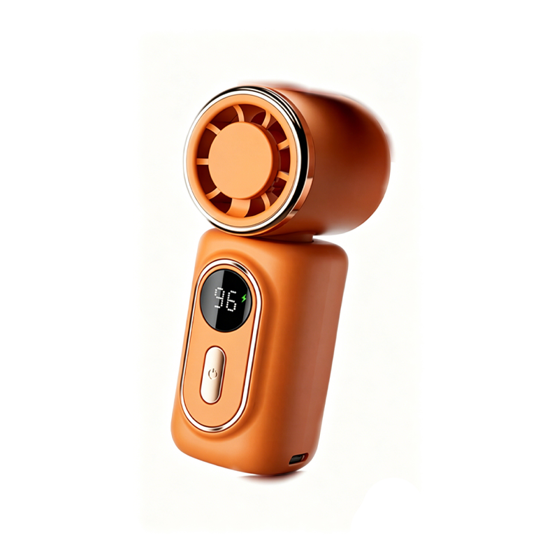 Portable Clip-On Fan with LED Display