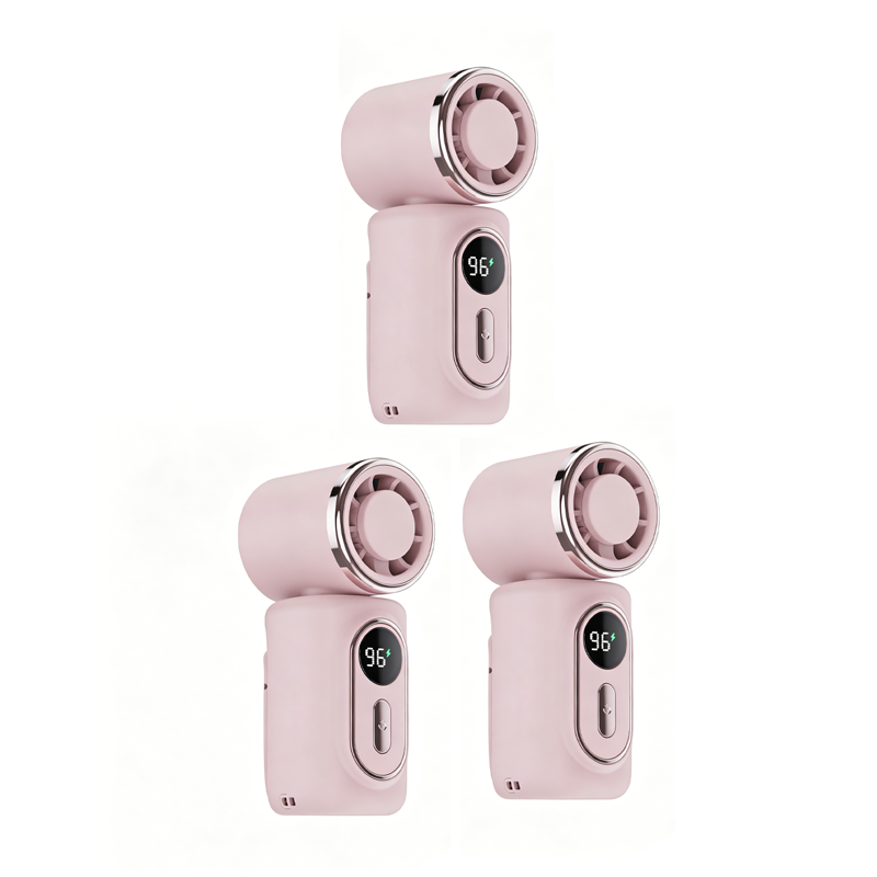 Portable Clip-On Fan with LED Display