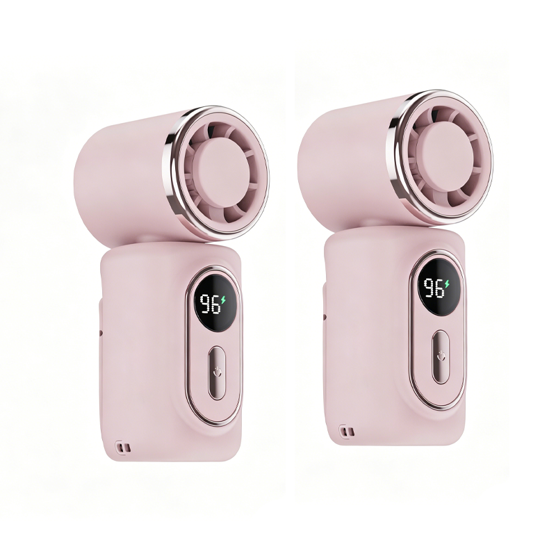 Portable Clip-On Fan with LED Display