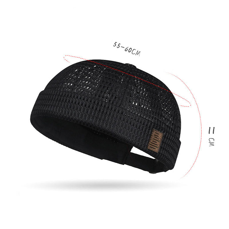 🧢☀️Lightweight Breathable Mesh Brimless Cap