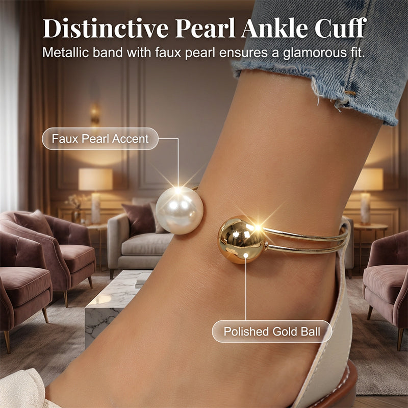 ✨Stylish Pearl Ankle Strap Sandals