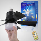🔥SmartBreez 40W LED Ceiling Fan Light – 20.5 Ultra-Quiet with Remote 🎯 | E27 + FREE B22 Adapter 🔌