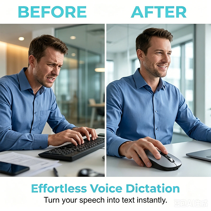 AI Smart Voice Wireless Mouse🖱️💬