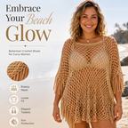 💐Summer Metallic Crochet Cover-Up – Lightweight, Flowy & Effortlessly Stylish summer outfit