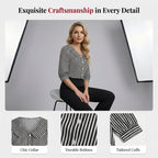 🔥New Arrivals & Special Offers-Summer Commuter Striped Button-Down Shirt