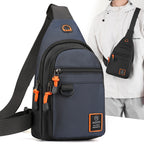 🎒✨ Waterproof Multi-pocket Crossbody Sling Bag – Organized Storage, Adjustable Strap, Headphone Jack 🌧️