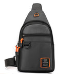 🎒✨ Waterproof Multi-pocket Crossbody Sling Bag – Organized Storage, Adjustable Strap, Headphone Jack 🌧️