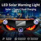 🚗👀Catch all eyes & boost driving safety-Solar Powered LED Car Warning Light