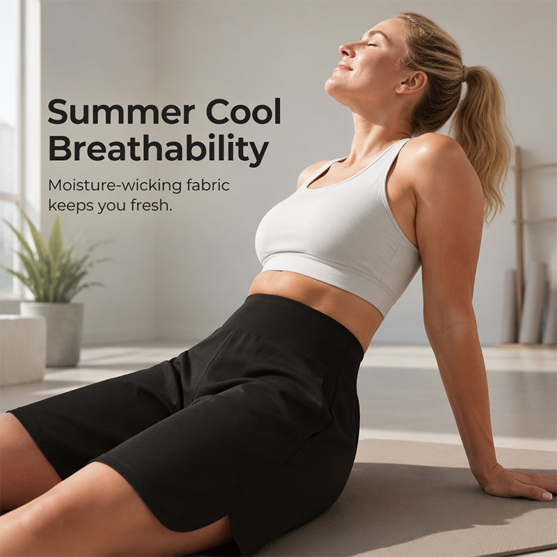 🩳Women's Casual Wide-Leg Knee-Length Shorts