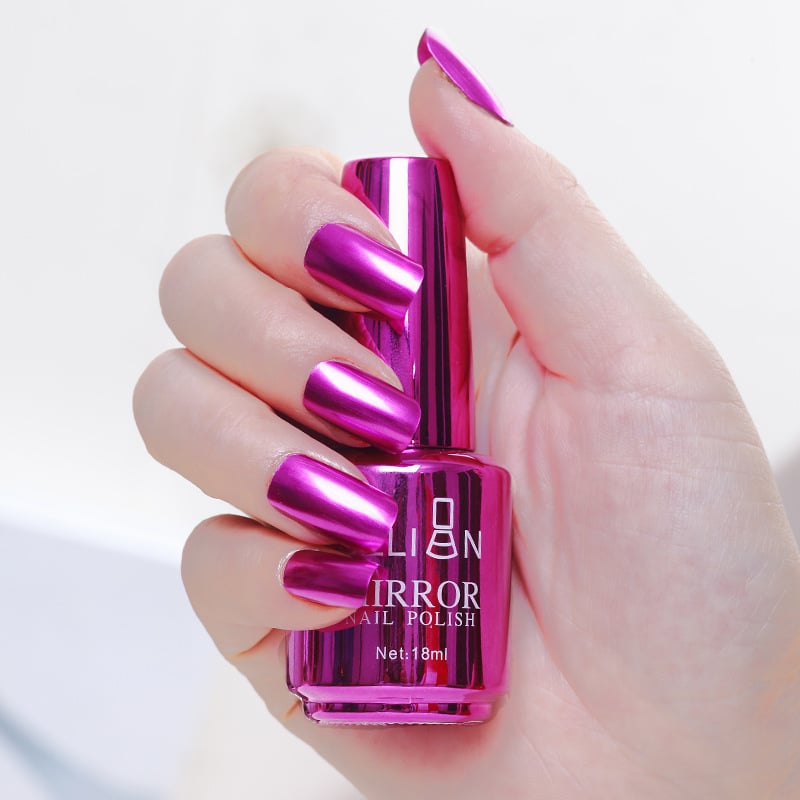 Glamorous Metallic Mirror Nail Polish