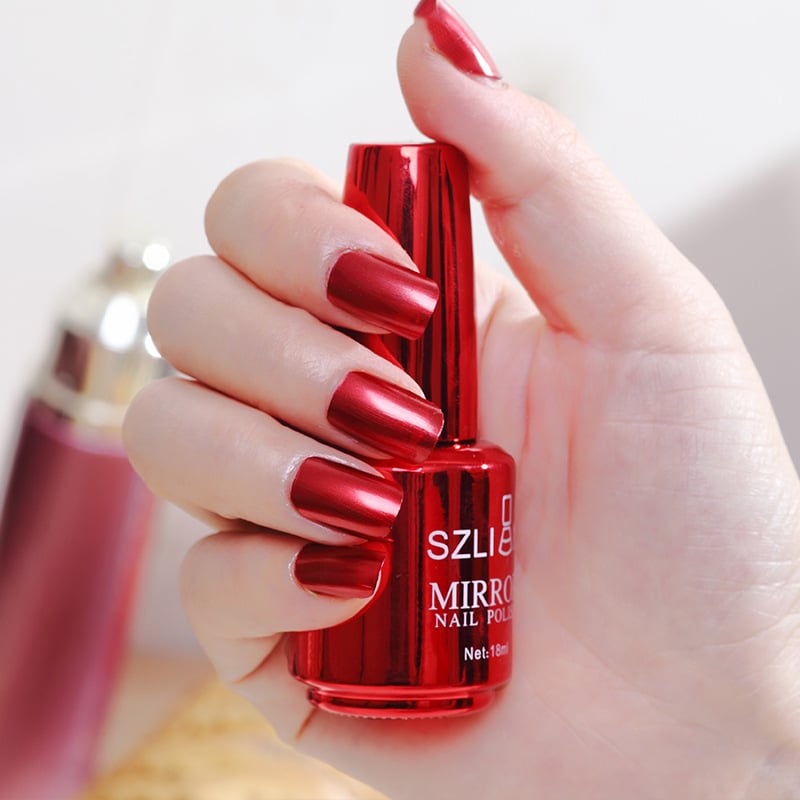 Glamorous Metallic Mirror Nail Polish