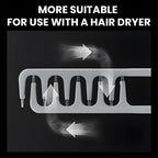 Wide-tooth volumizing comb – Professional styling comb for men and wome