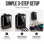4-Port USB Charger Adapter