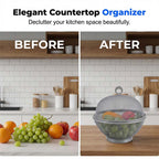 🧺🍎 Fruit basket with lid – Protects & keeps fruit fresh