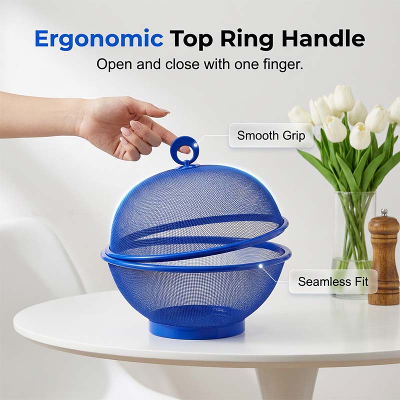 🧺🍎 Fruit basket with lid – Protects & keeps fruit fresh
