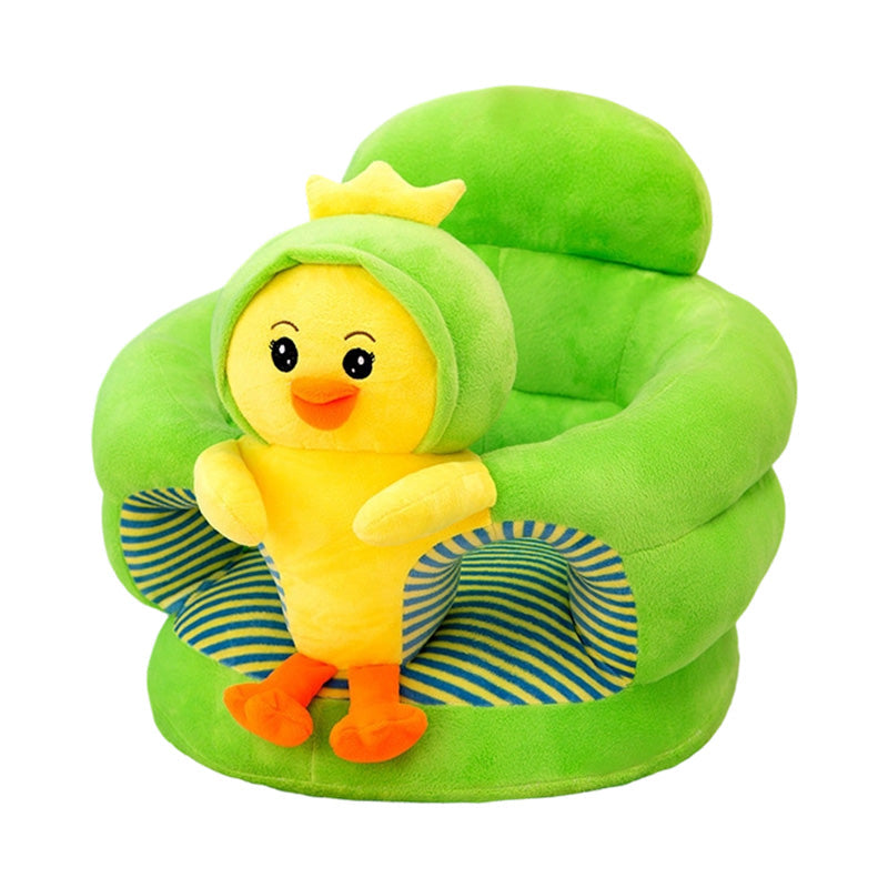 🧸👶Plush Baby Support Seat – Cartoon Floor Chair for Sit-Up Play