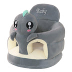 🧸👶Plush Baby Support Seat – Cartoon Floor Chair for Sit-Up Play