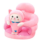 🧸👶Plush Baby Support Seat – Cartoon Floor Chair for Sit-Up Play