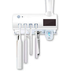 ✨ Wall-Mounted UV Toothbrush Sanitizer – 360° Sterilization, Human Induction & No-Drill Wireless Design – Cleaner Brushes, Fresher Bathroom
