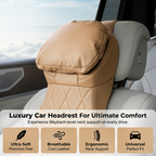 🥳HOT SALE! Aviation-Grade PU Leather Car Headrest