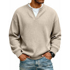 👕 Layered Comfort Waffle Tee – Textured, Relaxed & Effortlessly Put-Together