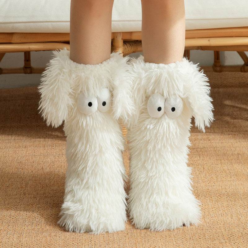 Women's Winter Cozy Non-Slip Home Socks