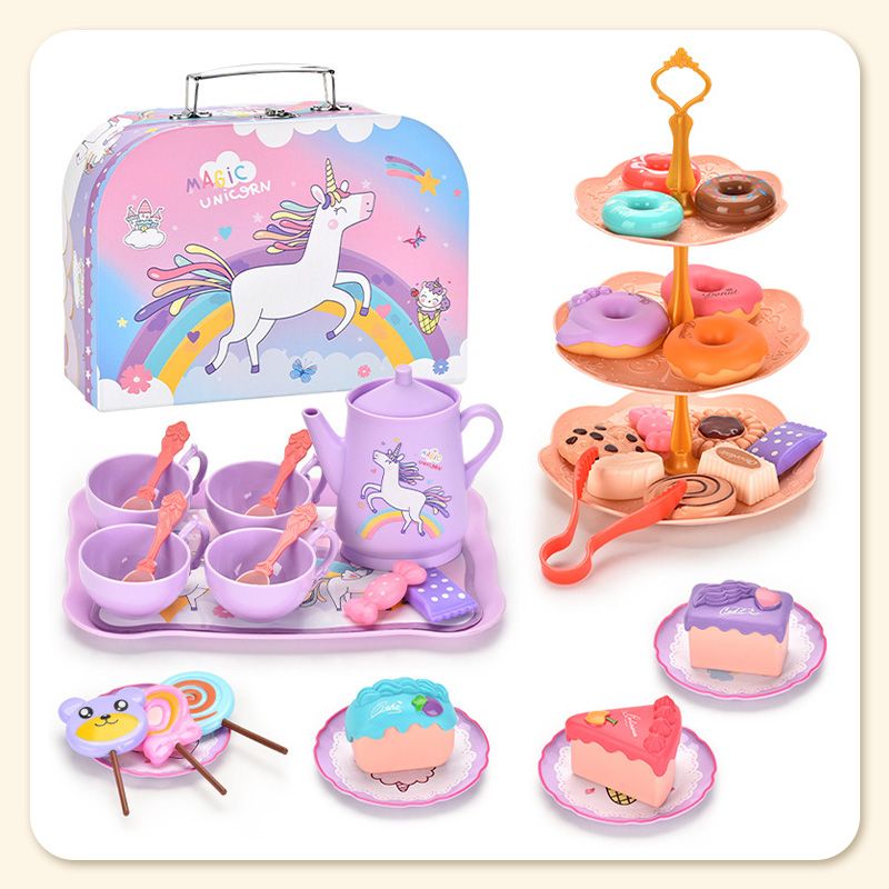 🦄🏰Unicorn Castle Pretend Teapot Set