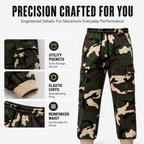 🔥 Utility Meets Comfort | Men's Camouflage Drawstring Cargo Pants