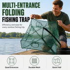 ⏳Time-Limited Special⏰Collapsible Fishing Trap Net with Multi Entrances🎣